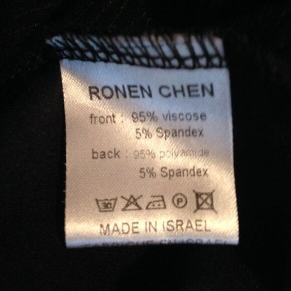 Ronan Chen Sequin Top with Draped Front 2 - Picture 6 of 7